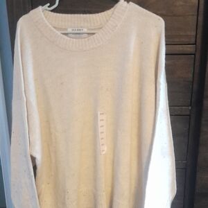 Old Navy Cream Knit Sweater